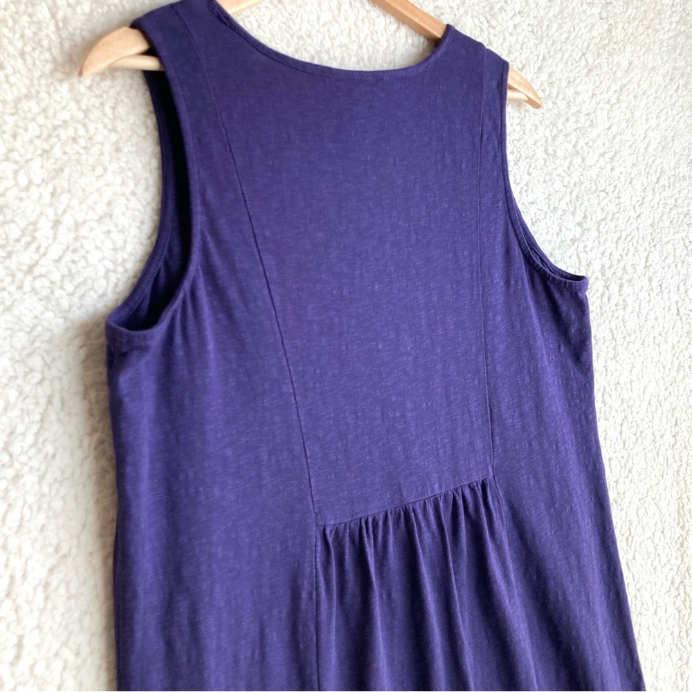 J Jill Women's dark blue sleeveless jersey knit dress, Sz M - Picture 14 of 16